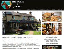 Tablet Screenshot of horseandjockeytylersgreen.com